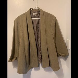 Kasper Blazer Beige Plus Size 24w